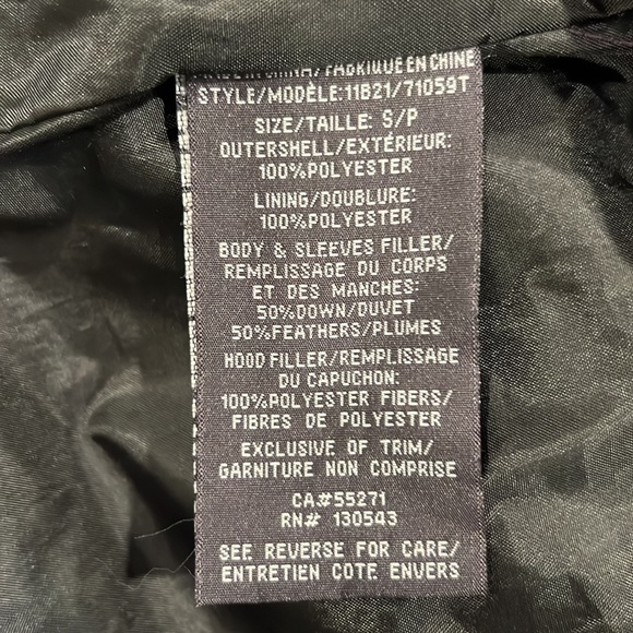 Long Tall Sally winter coat, black, size small - Picture 15 of 16